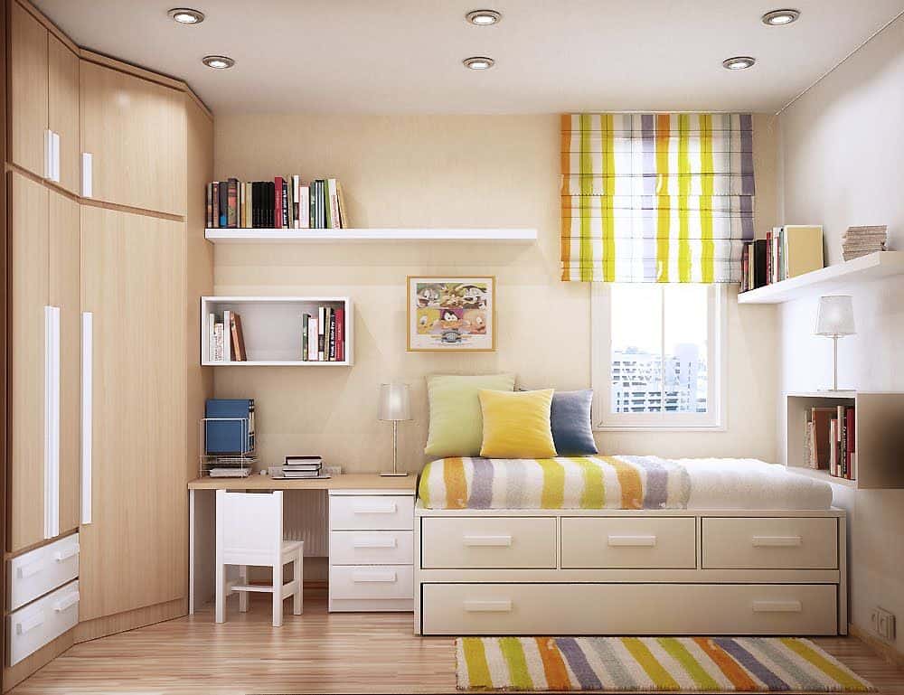  Trang trí phòng ngủ đơn giản mà đẹp với rèm cửa