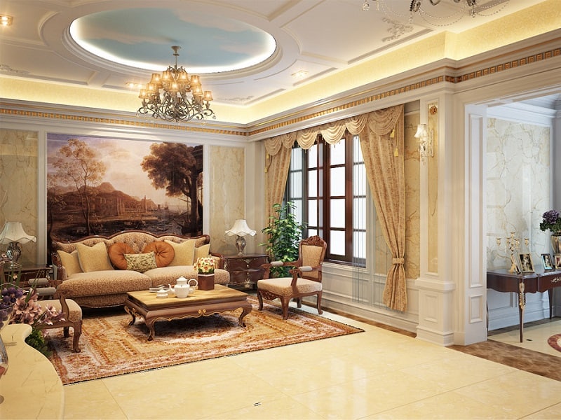 Trong nội thất nhà đẹp hiện đại, phòng khách là nơi thể hiện rõ nét nhất giá trị của tiền tài và đẳng cấp của gia chủ.